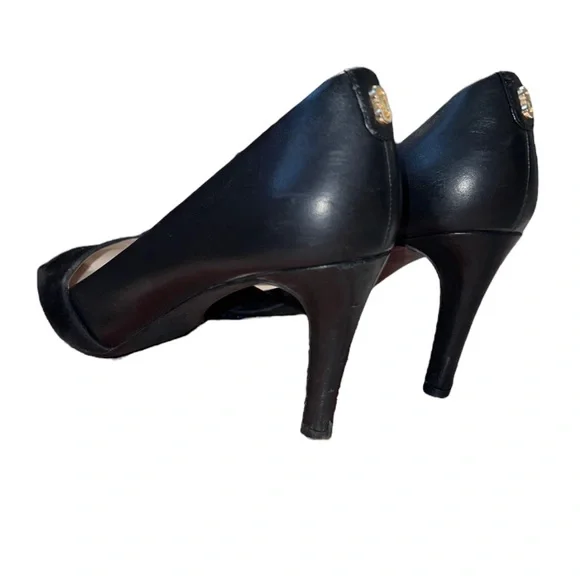 Cole Haan Rendon Pump II Black Suede Leather Size 7 - Picture 2 of 7